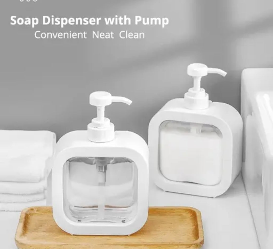 SQUARE PUMP DISPENSER 300ML