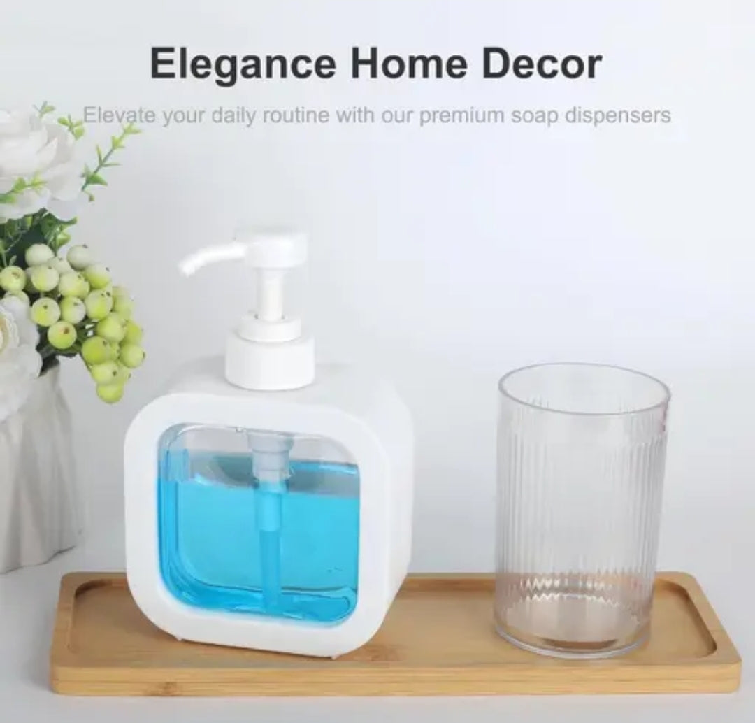 SQUARE PUMP DISPENSER 300ML